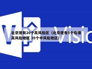 北京现有20个高风险区（北京现有5个疫情高风险地区 39个中风险地区）