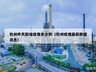 钦州昨天新增疫情多少例（钦州疫情最新数据消息）