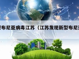 新型布尼亚病毒江苏（江苏发现新型布尼亚病毒）